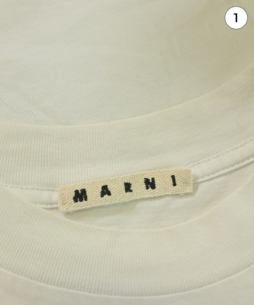 MARNI（マルニ）Tシャツ・カットソー 白 サイズ:44(S位) メンズ/2200624624042