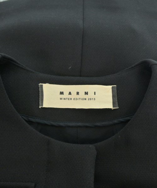 MARNI（マルニ）ノーカラージャケット 黒 サイズ:38(S位) レディース/2200624657040