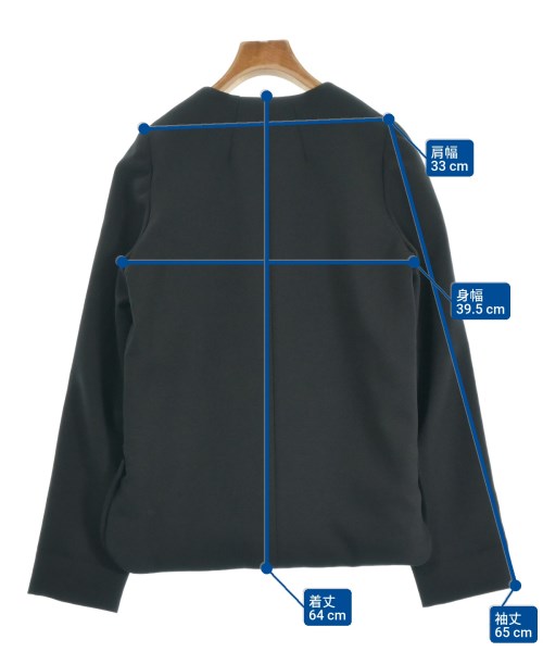 MARNI（マルニ）ノーカラージャケット 黒 サイズ:38(S位) レディース/2200624657040