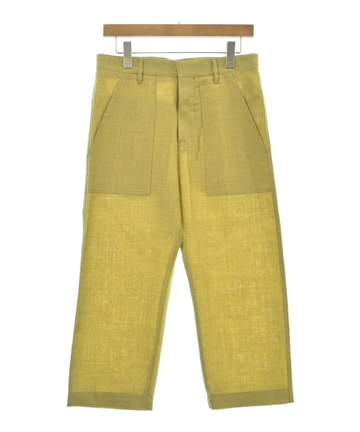 MARNI（マルニ）クロップドパンツ 黄 サイズ:44(S位) メンズ