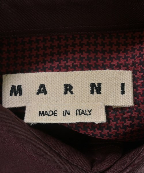 MARNI（マルニ）カジュアルシャツ 赤 サイズ:46(M位) メンズ/2200620340816