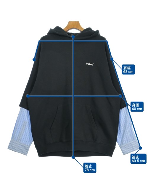 MARNI（マルニ）パーカー 黒 サイズ:50(XL位) メンズ/2200618360376