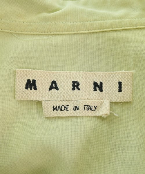 MARNI（マルニ）カジュアルシャツ 緑 サイズ:46(M位) メンズ/2200626095055