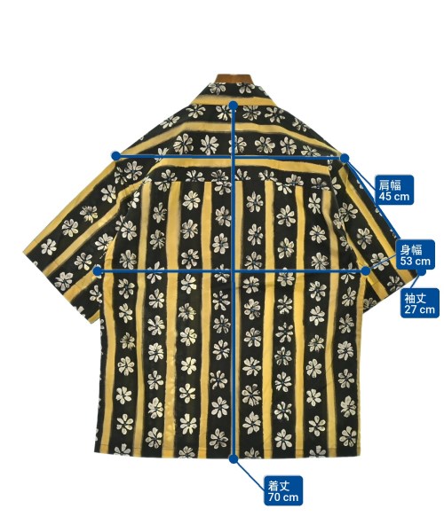 MARNI（マルニ）カジュアルシャツ 黄 サイズ:44(S位) メンズ/2200628440037