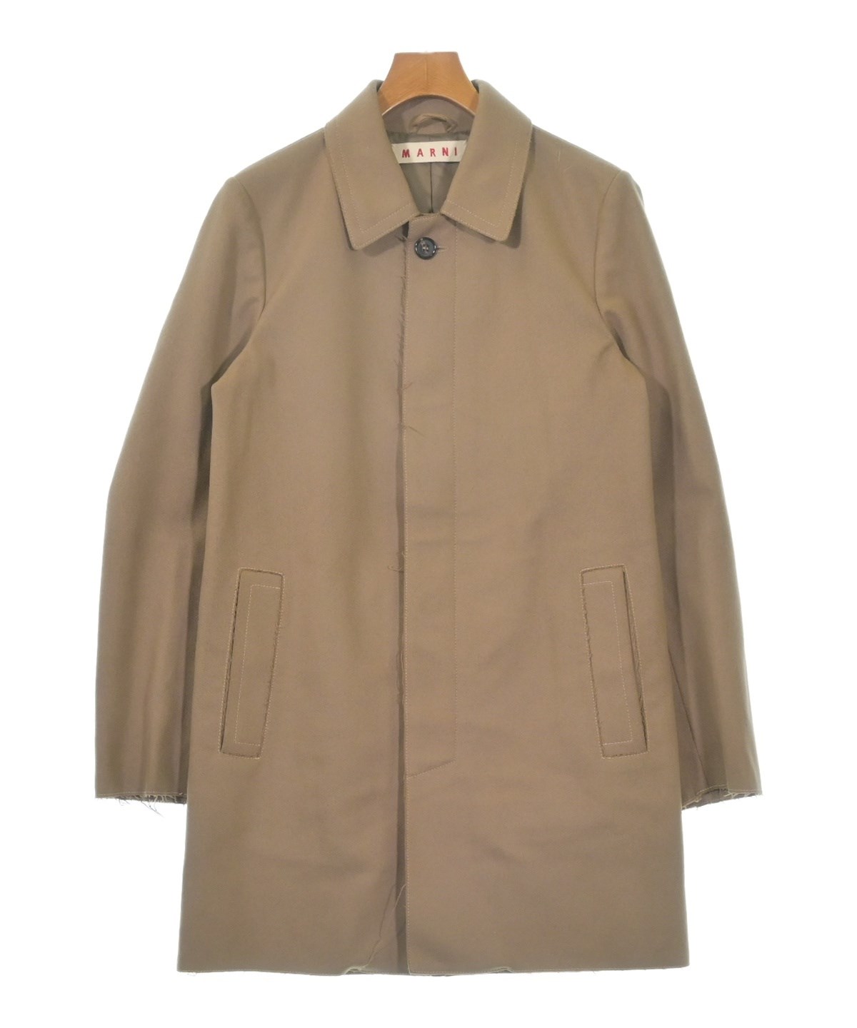 【美品】MARNI マルニ　ステンカラーコート MARNI（マルニ）ステンカラーコート 茶 サイズ:44(S位) メンズ