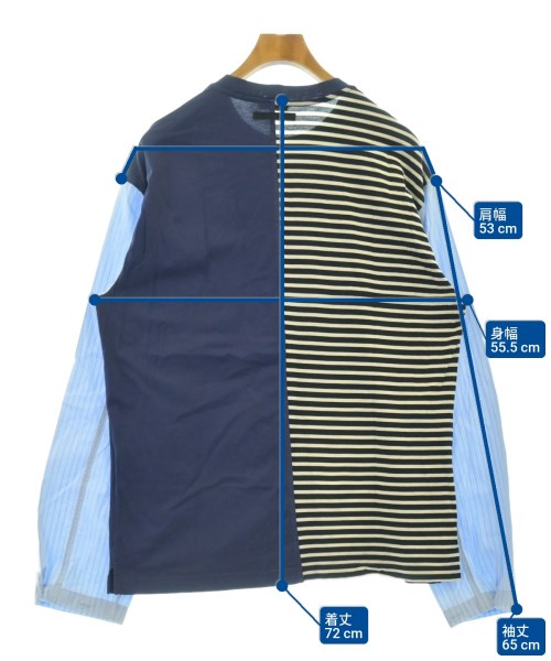 MARNI（マルニ）Tシャツ・カットソー 紺 サイズ:46(M位) メンズ/2200629980129