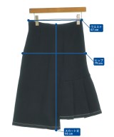 MARNI（マルニ）ひざ丈スカート 紺 サイズ:36(XS位) レディース/2200630973035