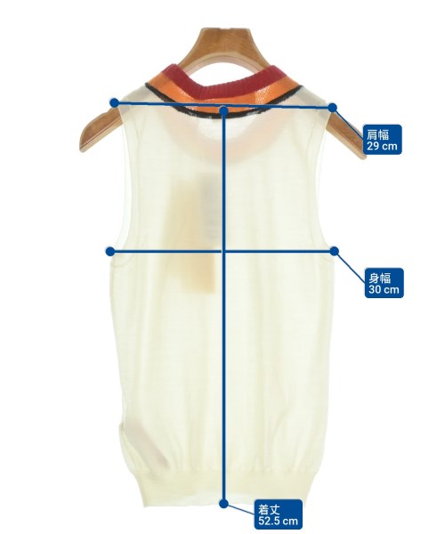 MARNI（マルニ）ベスト 白 サイズ:36(XS位) レディース/2200631626039