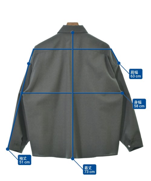 MARNI（マルニ）カジュアルシャツ グレー サイズ:44(S位) メンズ/2200632164059