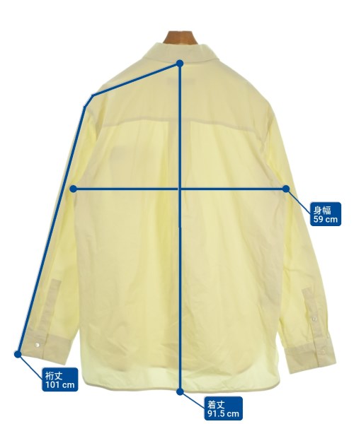 MARNI（マルニ）カジュアルシャツ 黄 サイズ:54(XXL位) メンズ/2200634010026