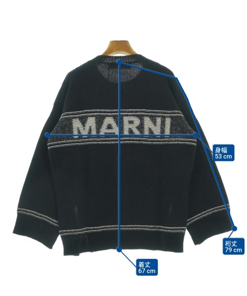 MARNI（マルニ）カーディガン 紺 サイズ:38(S位) レディース/2200610156014