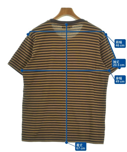 MARNI（マルニ）Tシャツ・カットソー 茶 サイズ:48(L位) メンズ/2200604892065