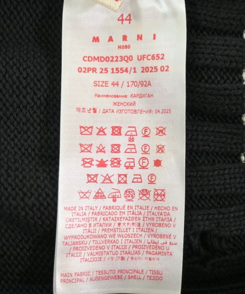 MARNI（マルニ）カーディガン 黒 サイズ:44(L位) レディース/2200611782021