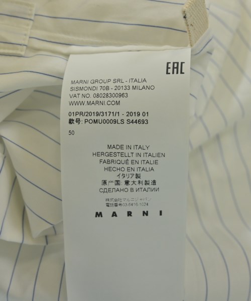 MARNI（マルニ）カジュアルシャツ 白 サイズ:50(XL位) メンズ/2200609121047