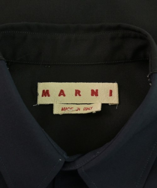 MARNI（マルニ）カジュアルシャツ 紺 サイズ:48(L位) メンズ/2200612406049