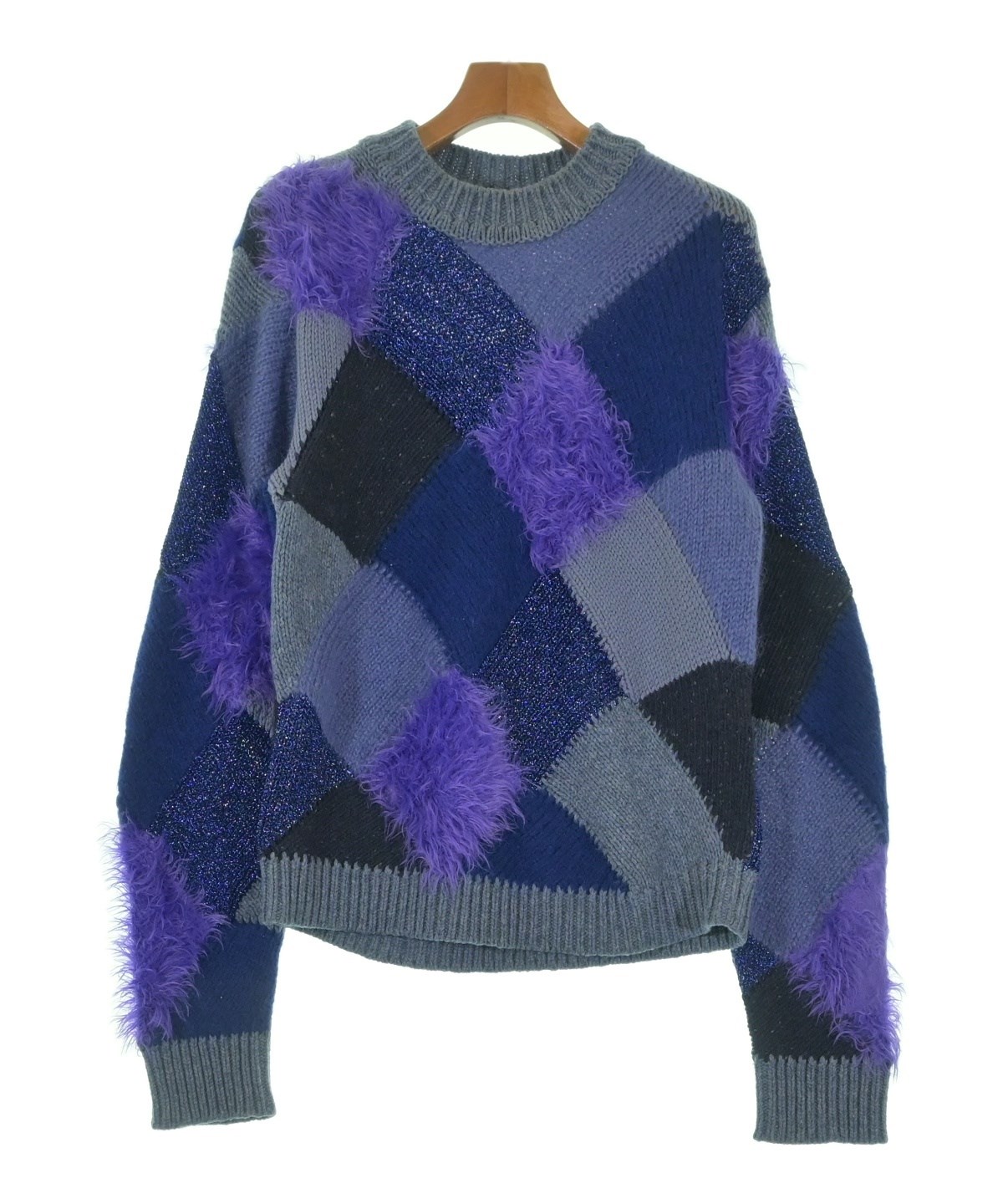 MARNI（マルニ）ニット・セーター 紫 サイズ:50(XL位) メンズ