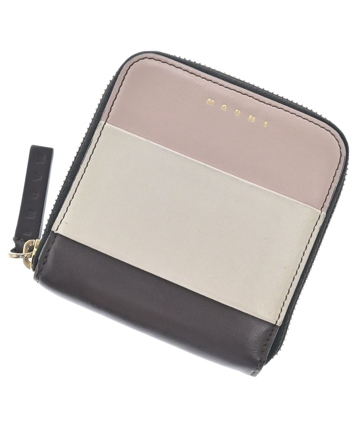 MARNI マルニ 財布・ケース  茶 【古着】【中古】【送料無料】 MARNI（マルニ）財布・コインケース 茶 サイズ:UNI メンズ
