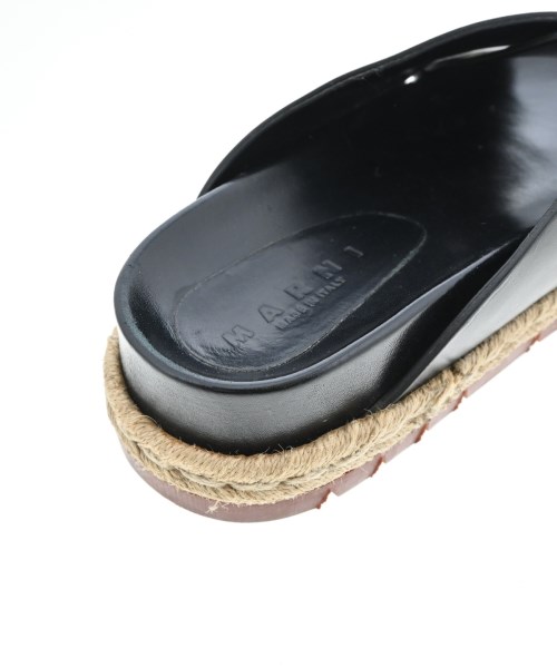 MARNI（マルニ）サンダル 黒 サイズ:-(24.5cm位) レディース/2200606688024