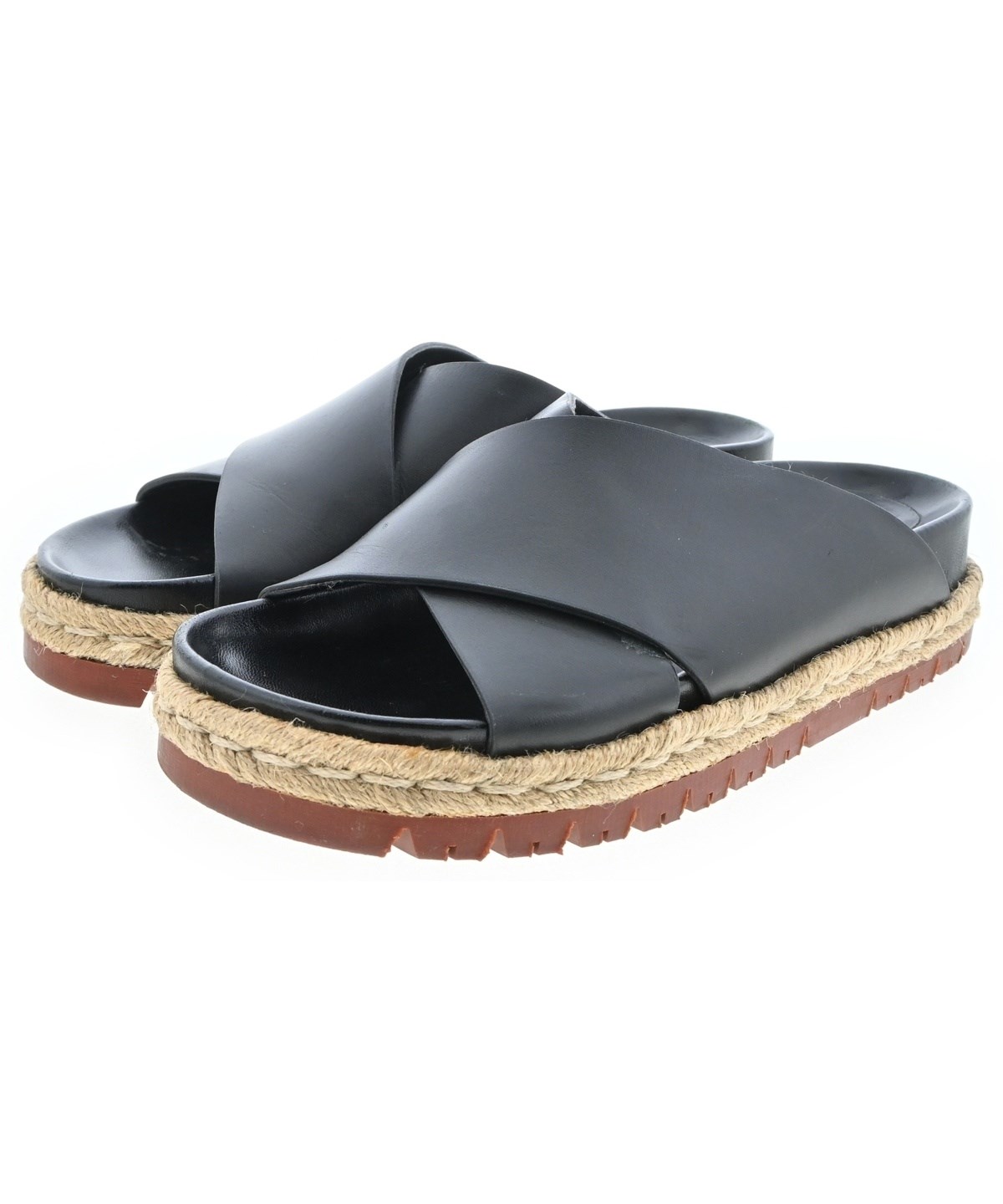 MARNI（マルニ）サンダル 黒 サイズ:-(24.5cm位) レディース