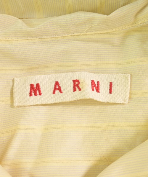 MARNI（マルニ）カジュアルシャツ 黄 サイズ:42(M位) レディース/2200608208121