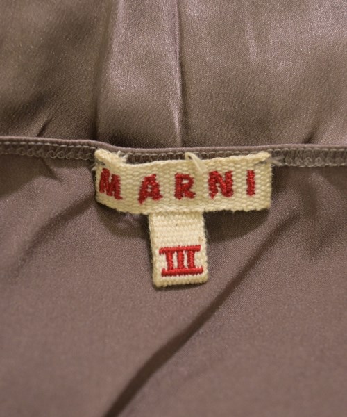MARNI（マルニ）ブラウス 茶 サイズ:3(L位) レディース/2200608208145