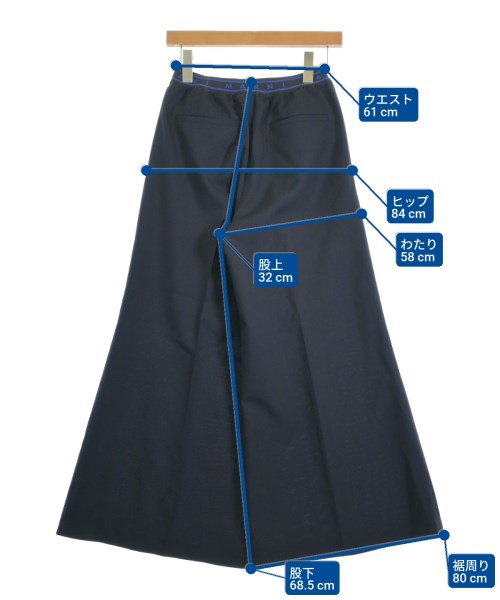 MARNI（マルニ）クロップドパンツ 黒 サイズ:38(S位) レディース/2200613176026