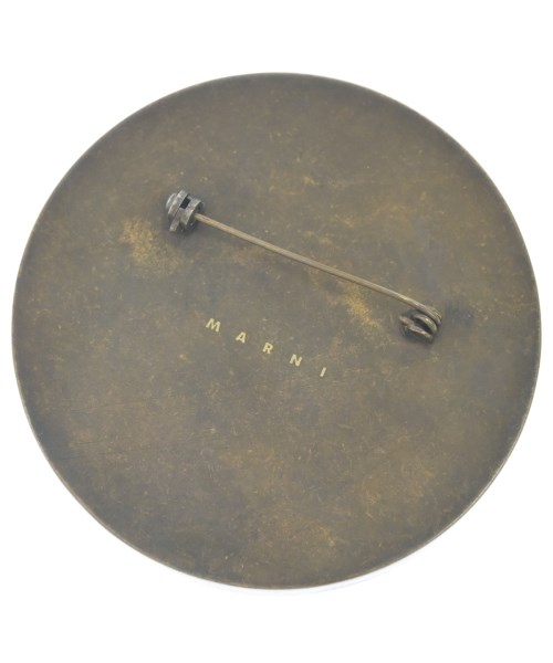 MARNI（マルニ）ブローチ・コサージュ 茶 サイズ:- レディース/2200614447118