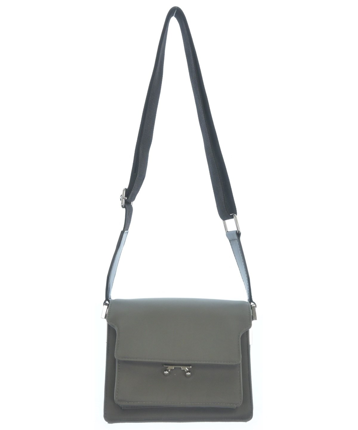 人気＊MARNI マルニ ショルダーバッグ 2way キャンバス グレー マルニ 