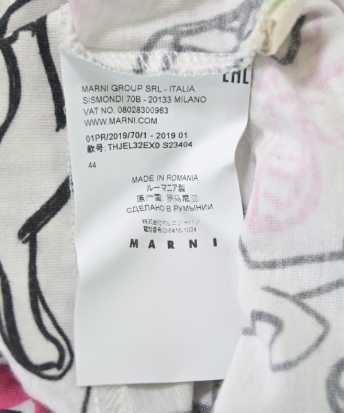 MARNI（マルニ）Tシャツ・カットソー 白 サイズ:44(L位) レディース/2200617133049