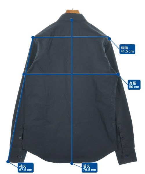 MARNI（マルニ）カジュアルシャツ 紺 サイズ:46(M位) メンズ/2200618766116