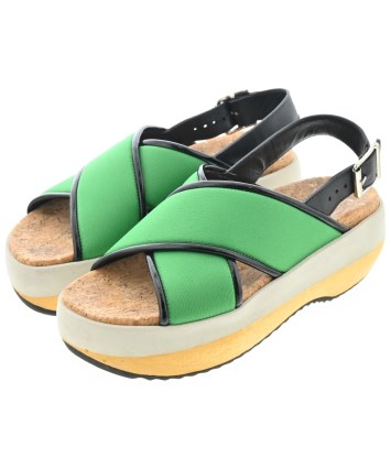 MARNI（マルニ）サンダル 緑 サイズ:EU37(23.5cm位) レディース