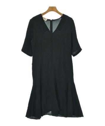 MARNI マルニ シルク混 デザインワンピース ポルトガル製 X3702 MARNI（マルニ）ワンピース 黒 サイズ:40(M位) レディース
