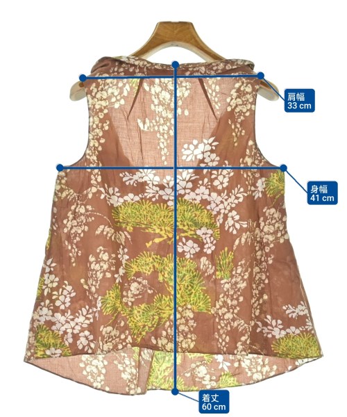 MARNI（マルニ）ブラウス 茶 サイズ:40(M位) レディース/2200620107112