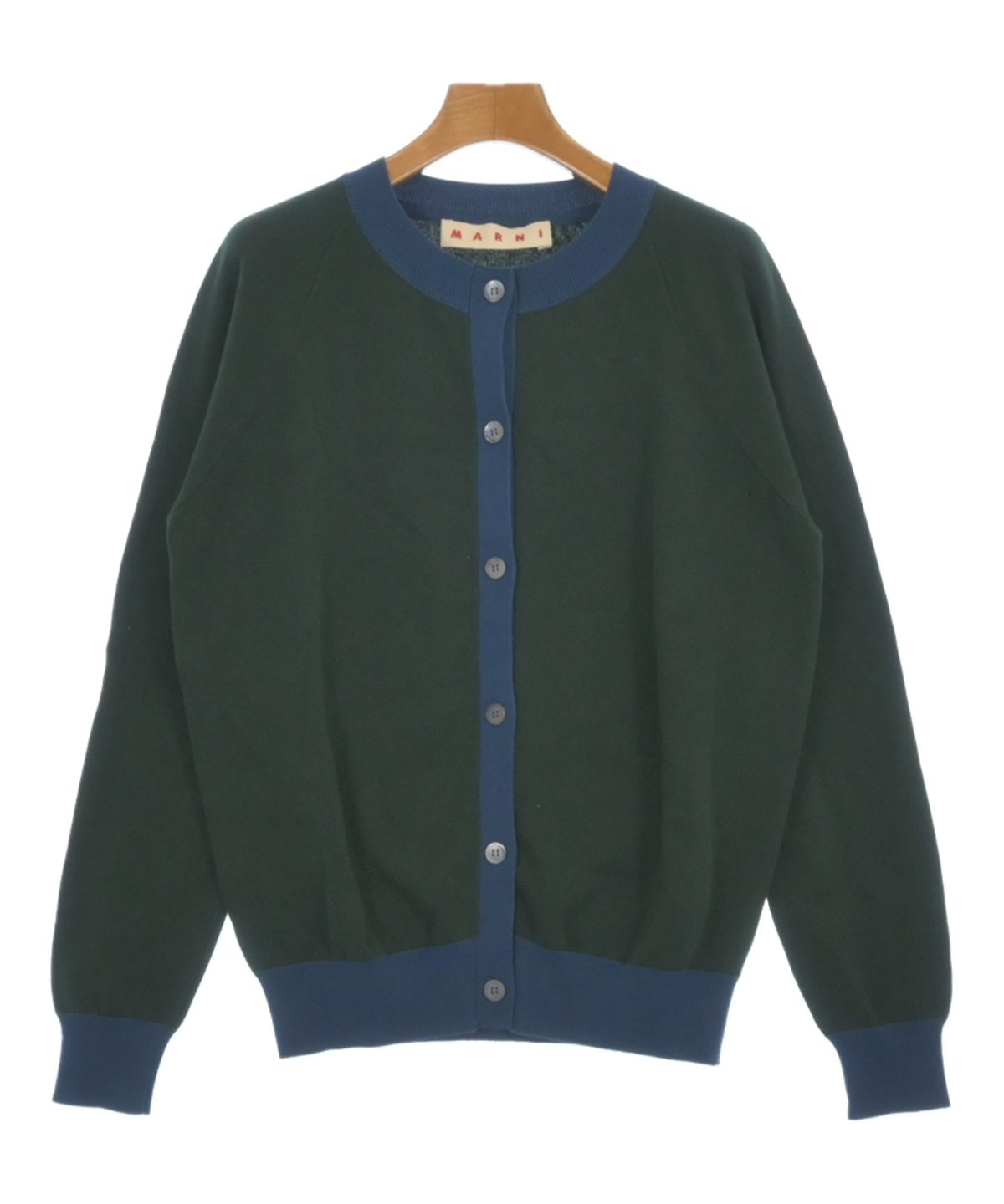 MARNI（マルニ）カーディガン 緑 サイズ:42(M位) レディース