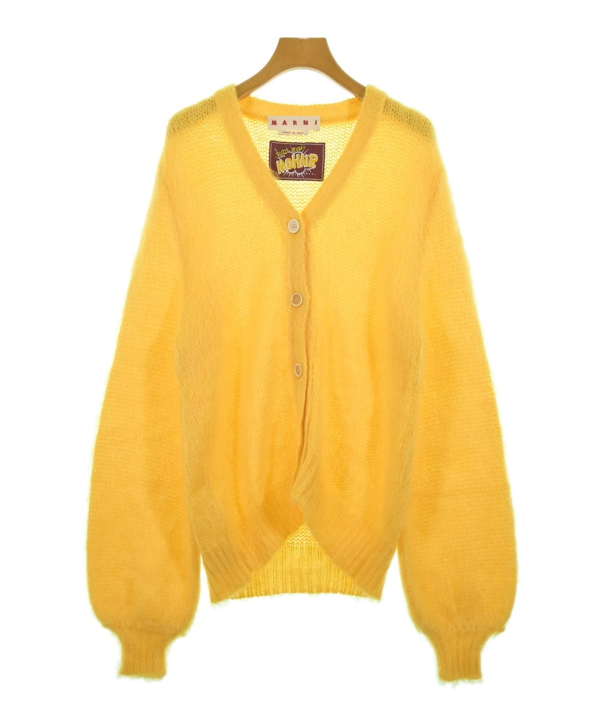 MARNI（マルニ）カーディガン 黄 サイズ:40(M位) レディース