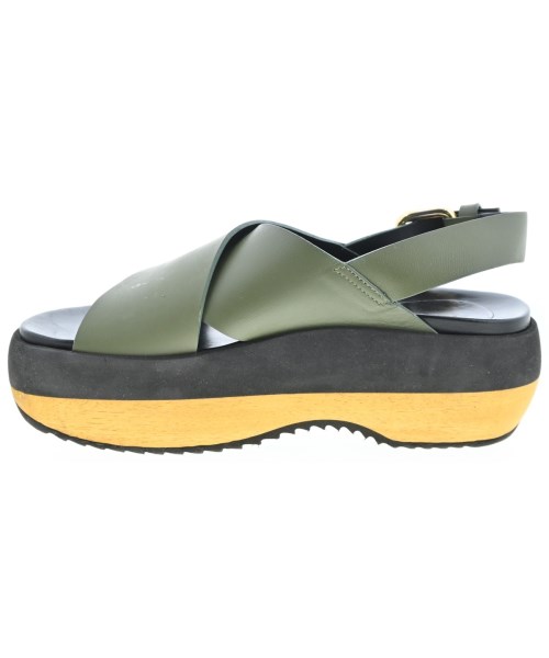 MARNI（マルニ）サンダル 緑 サイズ:EU36(22.5cm位) レディース/2200606766364