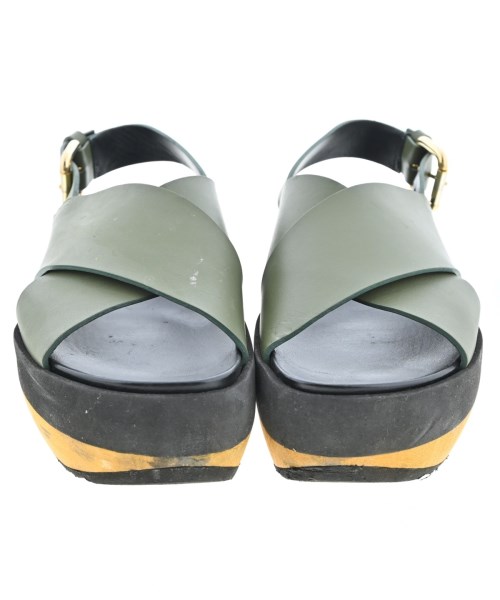 MARNI（マルニ）サンダル 緑 サイズ:EU36(22.5cm位) レディース/2200606766364