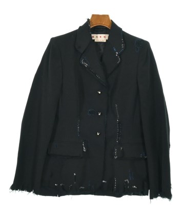 MARNI（マルニ）テーラードジャケット 黒 サイズ:40(M位) レディース