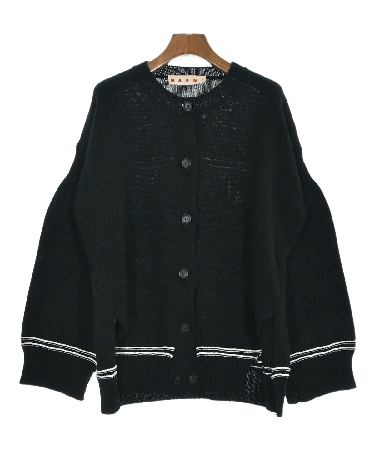 MARNI（マルニ）カーディガン 黒 サイズ:36(XS位) レディース