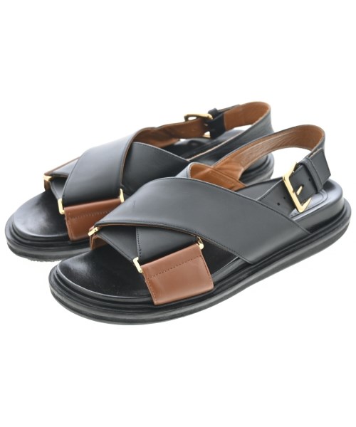 MARNI(マルニ)サンダル 黒 サイズ:EU36(22.5cm位)/2200672596018
