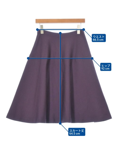 MARNI（マルニ）ひざ丈スカート 紫 サイズ:-(M位) レディース/2200669868111