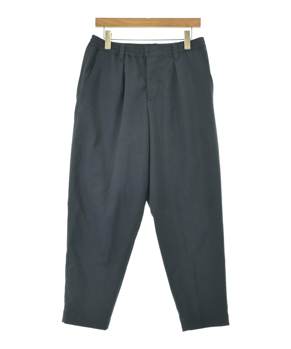 MARNI archive ネイビー ワイドバギースラックス 1TUCK WIDE BAGGY SLACKS – CAMPHOR WOOD - OFFICIAL ONLINE STORE