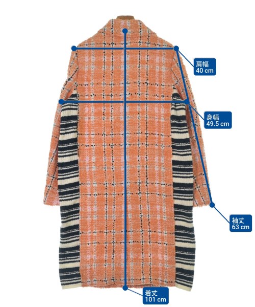 MARNI（マルニ）ステンカラーコート オレンジ サイズ:40(M位) レディース/2200672705298