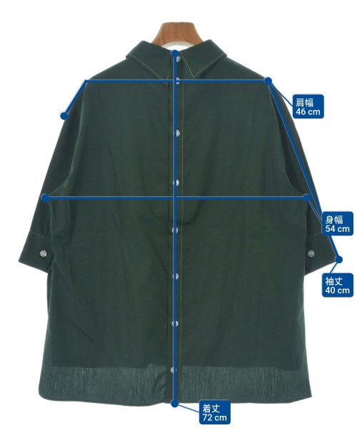 MARNI（マルニ）カジュアルシャツ 緑 サイズ:40(M位) レディース/2200672705595