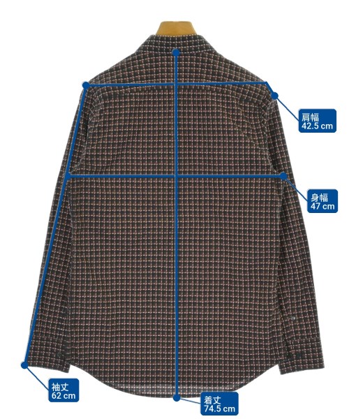 MARNI（マルニ）カジュアルシャツ 茶 サイズ:44(S位) メンズ/2200677477015