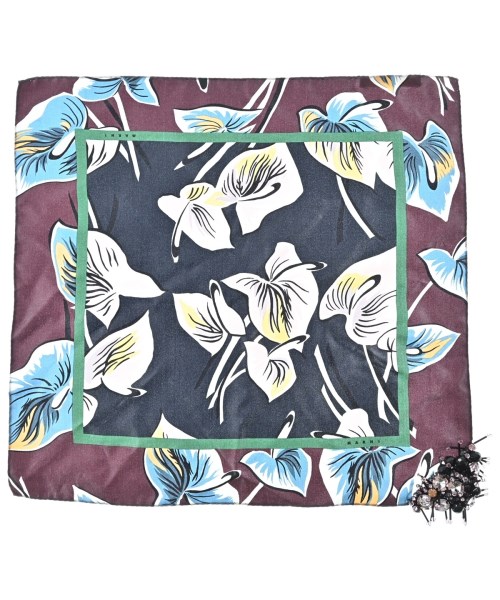 MARNI(マルニ)バンダナ・スカーフ 黒 サイズ:-/2200677515014