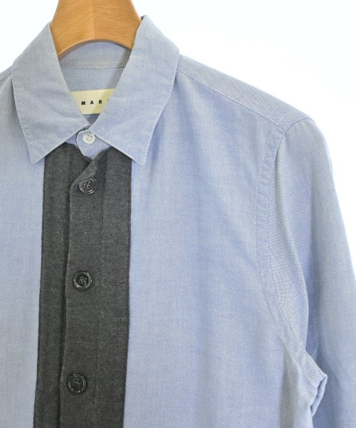 MARNI（マルニ）カジュアルシャツ 青 サイズ:44(S位) メンズ/2200677741185