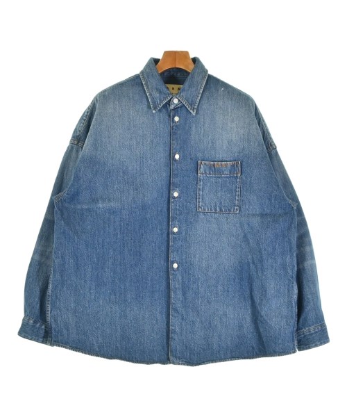 MARNI(マルニ)カジュアルシャツ 青 サイズ:46(M位)/2200677931029