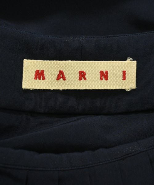 MARNI（マルニ）ひざ丈スカート 紺 サイズ:40(M位) レディース/2200675614276