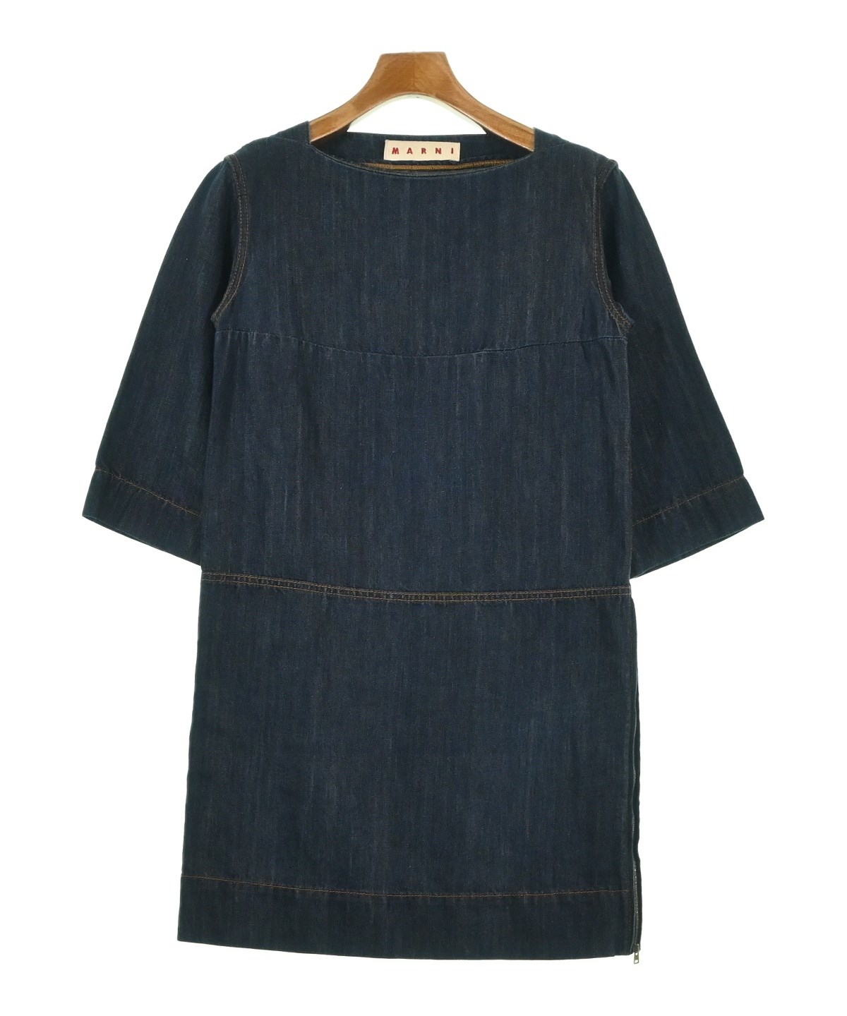 MARNI（マルニ）ワンピース 紺 サイズ:36(XS位) レディース 